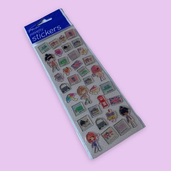 UK/London Novelty 3D Stickers Sheet - Stationery, Journals, Scrapbooking, Crafts - Picture 5 of 6